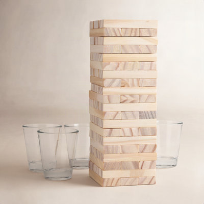 Stacking Blocks Drinking Game Set