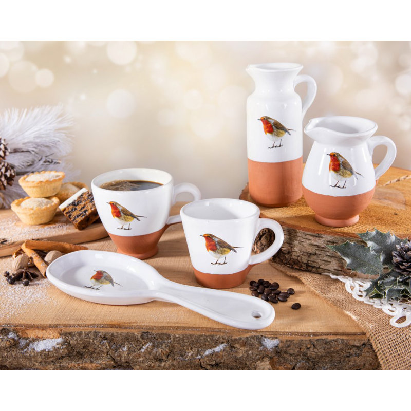 Verano Rustic Robin Ceramic Mug