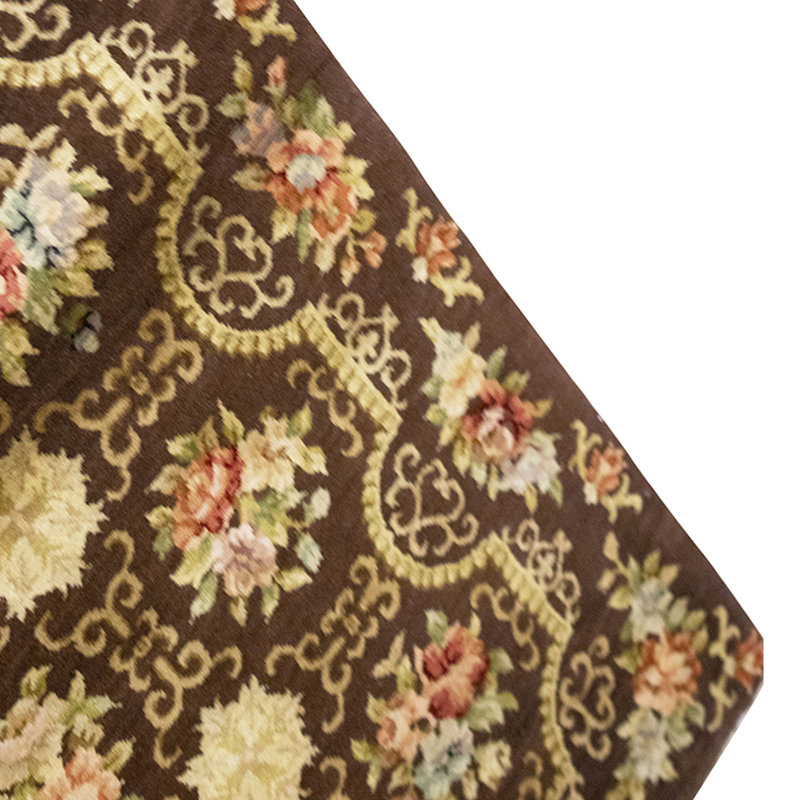 Handmade Silk and Wool Area Rug