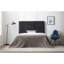 Tête de lit rectangulaire touffetée générique, grand, gris anthracite-63671821
