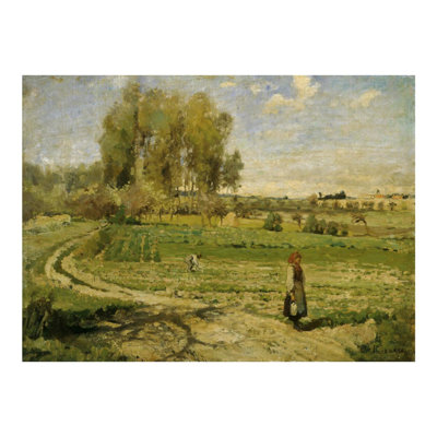 «Giverny» par Camille Pissarro - estampe numérique