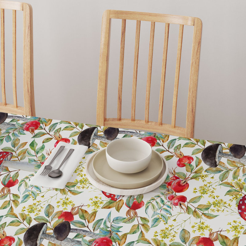 Floral 204 Cotton Tablecloths, 104" x 60"