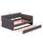 Modern Platform Bed Featuring An Upholstered Frame And  Trundle-407793603