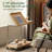 Solid Wood End Table with Wheels-840988994-840989117