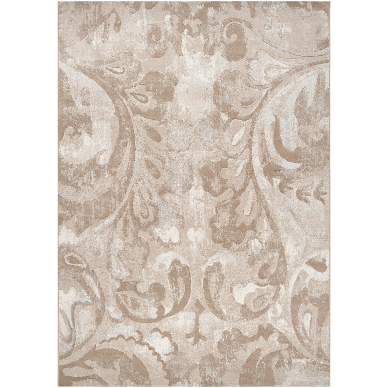 Jayson Floral Indoor Rug, Rectangle 5'3" x 7'6"