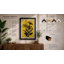 Triple Bloom Silhouette Botanical - Framed Print-1435699623-1435699640