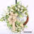 24" Spring Summer Floral Forsythia Bow Wreath for Front Door-1395670228