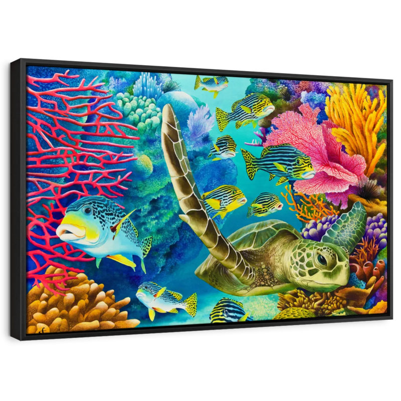 Nautique «Coral Canyon Wall Art», H 9 po x l 13 po