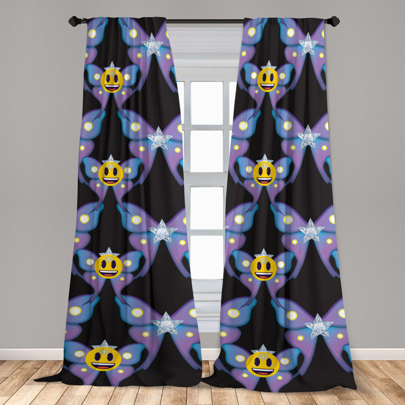 Semi Sheer Curtain Pair