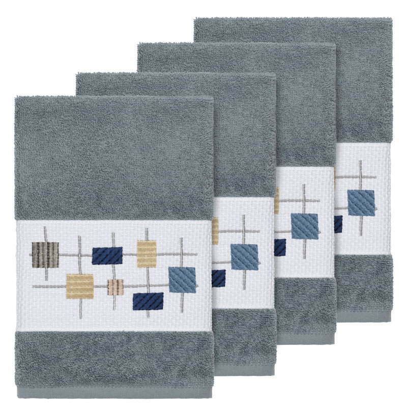 Khloe Turkish Cotton Hand Towel, Teal