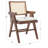Josephina 17.7'' H Leather Upholstered Ash Armchair-854937833