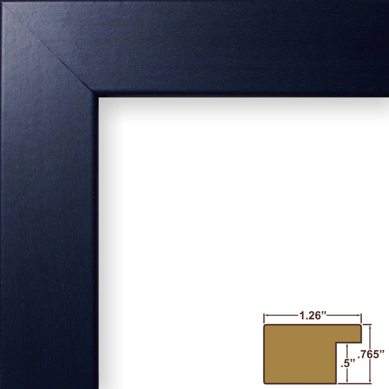 Ensemble de cadres photo Fernald, 14 po x 18 po, Bleu