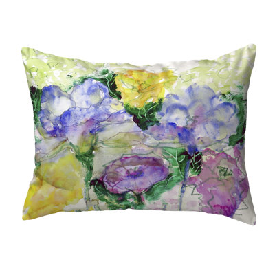 Coussin lombaire intérieur / extérieur Watercolor Garden