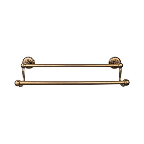 Edwardian Bath Double 32 1/2" Wall Mounted  Towel Bar, German Bronze