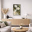 Art floral botanique blanc doux, photos de salon, impression sur toile encadrée-847232570-847232551