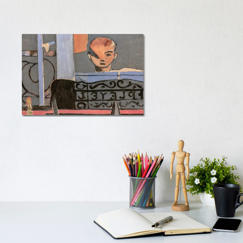 The Piano Lesson by Henri Matisse - Wrapped Canvas Print, 20.32cm H x 30.48cm W x 1.905cm D