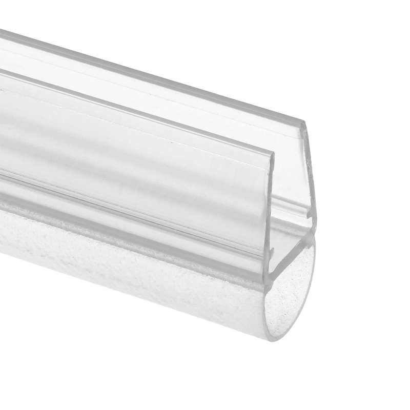 Prime-Line 1/4 in. Glass Shower Door Bulb Vertical Side Seal, Clear, 78 in., Fits Frameless Door (Single Pack), 1/4 in