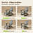 Rocking Outdoor Adirondack Chair With Table-363943026