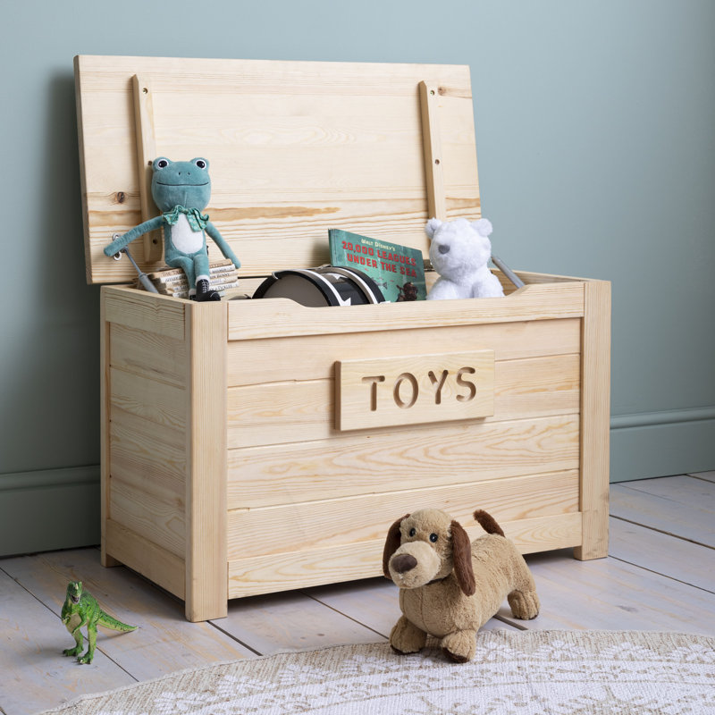 Jakob Toy Storage Box in Natural Pine, Natural Pine