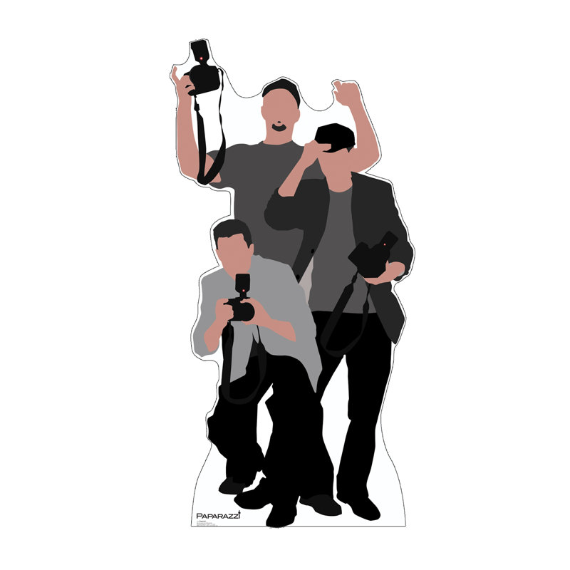 Life-Size Paparazzi Cardboard Cutout Standup