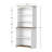 Farmhouse 63"H Tall Bookcase with Storage, 5-Tier Bookshelf with Storage Shelf