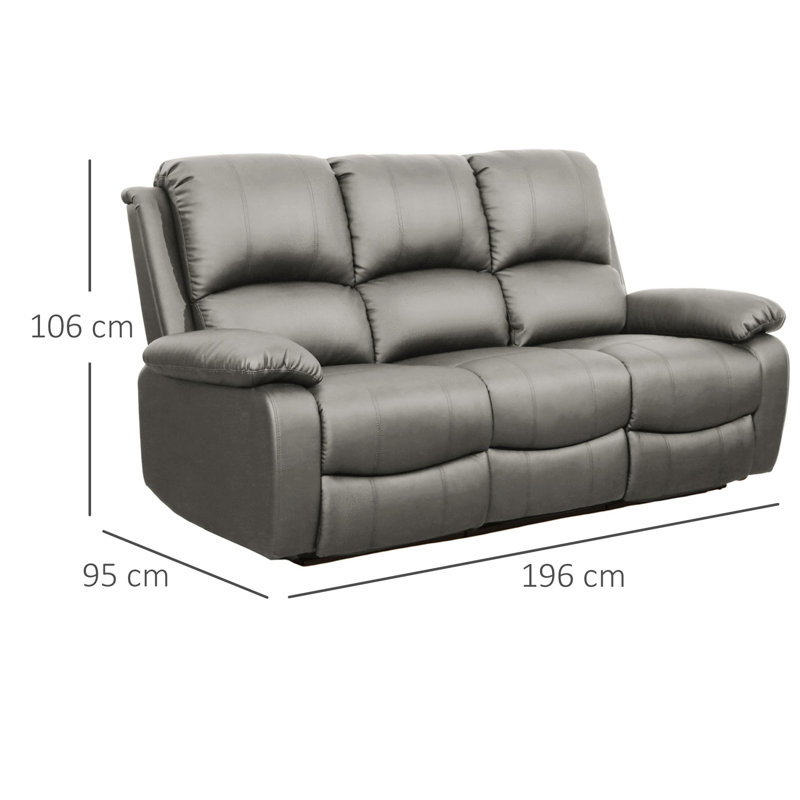 Avigdor 2 - Piece Faux Leather Living Room Set, Light Gray