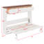 Lit escamotable avec 3 tiroirs supérieurs Hideaway
