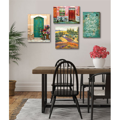 " Tuscan Sun " 4 - Pieces