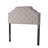 Button tufted design headboard with nailhead trim-2020287270