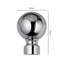 Heavy-Duty Adjustable Curtain Pole with Finials-454942156-455005175
