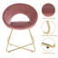 Ensemble de 2 chaises de salle à manger en velours moderne Modern Accent