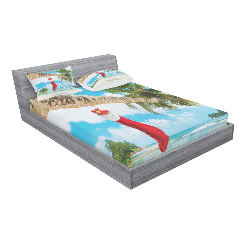 Microfiber Sheet Set, Queen Sheet Set with Fitted Sheet