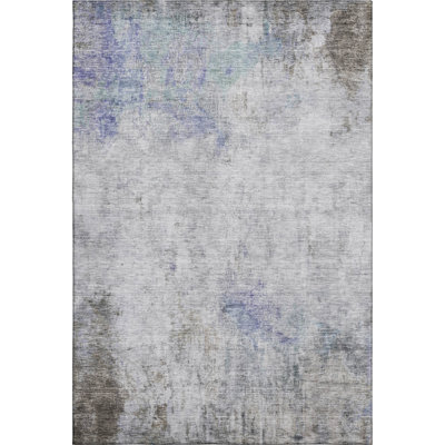 Premium Machine Washable Kelton AMF1232 Abstract Rug