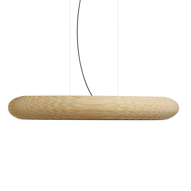 Scraplights Linear Disc Pendant, Blonde
