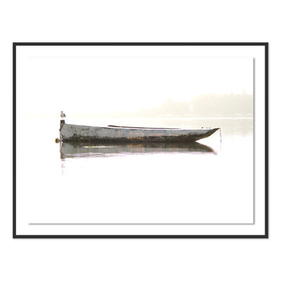 Oyster Skiff Print by Geoffrey Baris