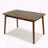 47-Inch Solid Wood Rectangular Dining Table
