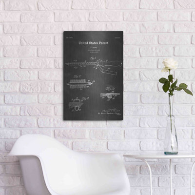 «Luxe Redressing Iron Blueprint Vernkboard» par Luxe Art