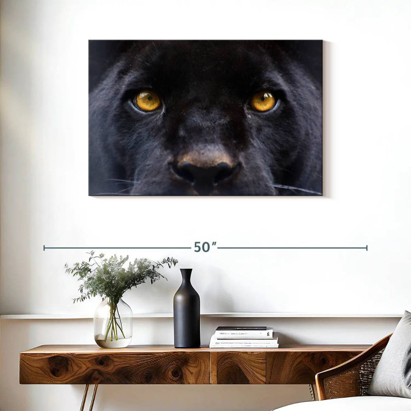 Brampt Panther Eyes, 24" H x 36" W