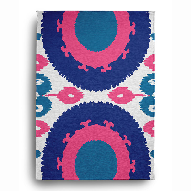 Dunia Chenille Abstract Indoor Rug, Rectangle 5' x 7'