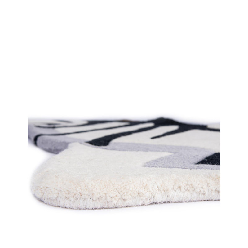 Tapis en laine à motif de zèbre pour enfants, Nouveauté 2 pi 6 po x 3 pi 1 po