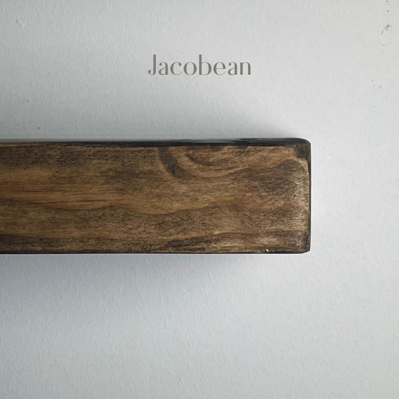 Solid Wood 90cm H Media Shelves, Jaco bean