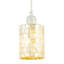 12 cm H Round Glass Pendant Shade ( No Direct Attachment Method ) in Cream