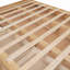 Lit plateforme en bois avec rangement inférieur et 2 tiroirs