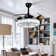 Hamite Colourful remote control ceiling fan with Bluetooth and speaker music