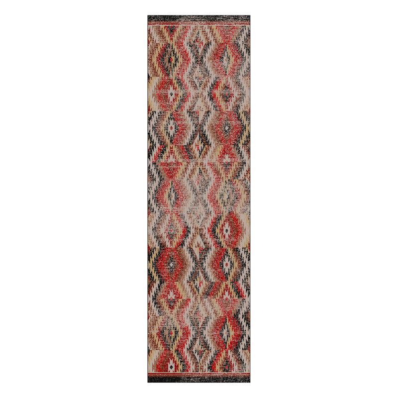 Rutha Southwestern Indoor Rug, Runner 2' x 8'
