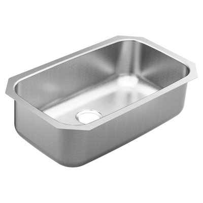 1800 Series 30.5" L x 18.25" W Undermount Single Bowl Stainless Steel Kitchen Sink