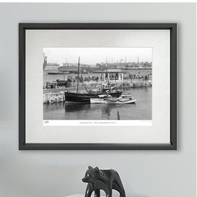 Falmouth, The Harbour 1954 by Francis Frith - Single Picture Frame Print