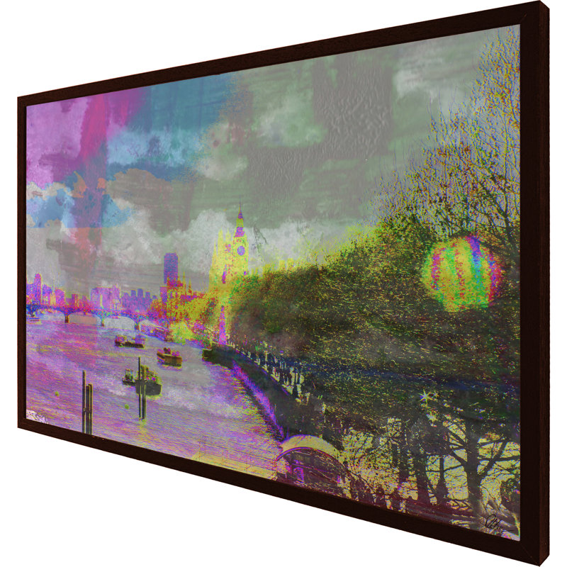 Single Picture Frame Print, 76cm H x 114cm W, Brown