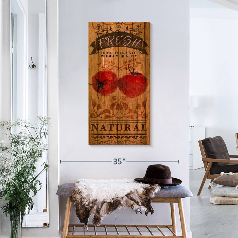 " Fresh Tomatoes Canvas Print ", 36" H x 18" W x 1.25" D