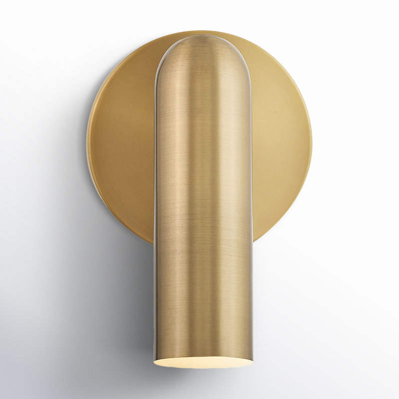 Jax 1 - Light LED Sconce, Heritage Brass